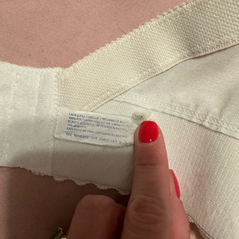 Vintage Sears Darling white lace bustier / corset top - Picture 4 of 6